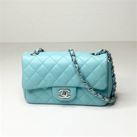 blue chanel bags|tiffany blue chanel bag.